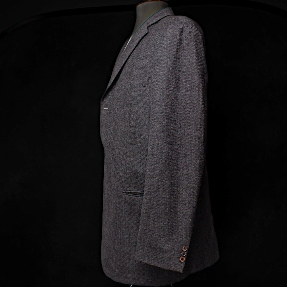 Mens Wool Blend Blazer | Hugo Boss | 44 L | Classic Fit Double-Breasted 3-Button - Picture 5 of 7